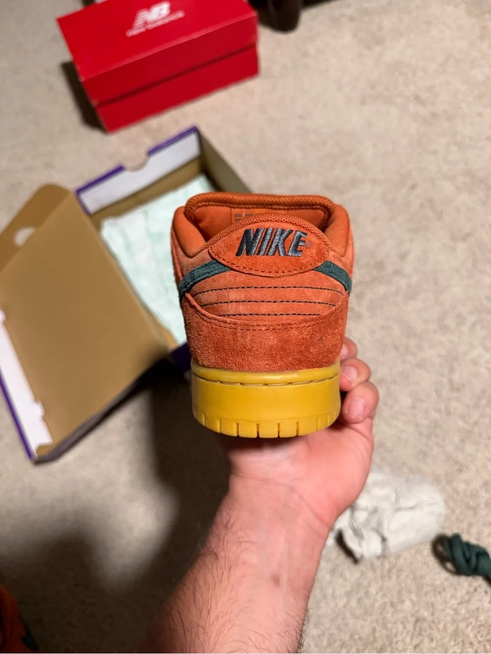 Nike vibrant orange